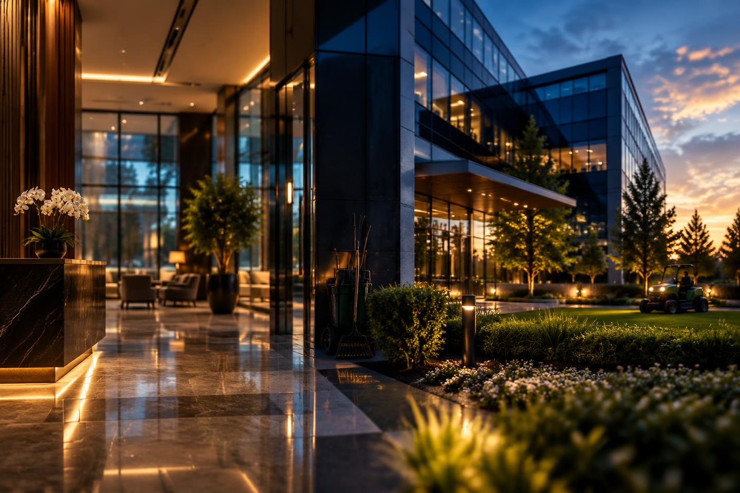 Conceptual property management industry imagery — not a KADULI facility