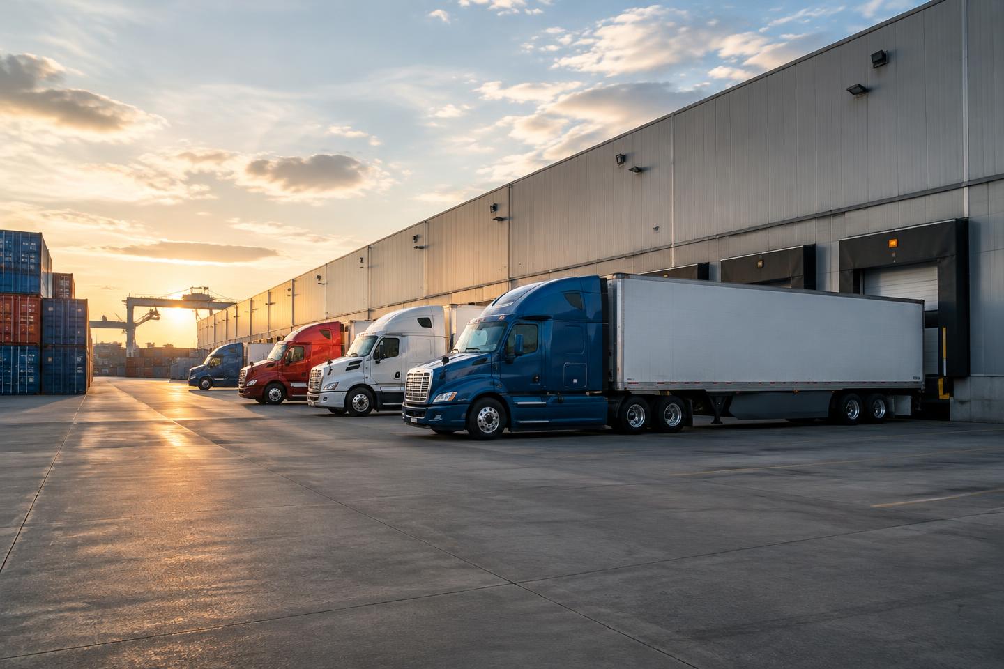Conceptual transportation & logistics industry imagery — not a KADULI facility